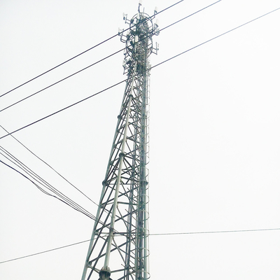 Transmisión de microonda triangular de la torre Q355b de la célula de la ayuda del uno mismo de la inmersión caliente