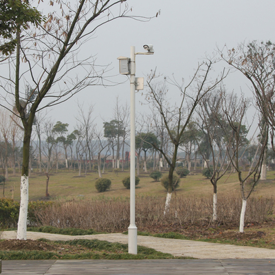 Cámara accionada solar galvanizada afilada poste, extensión poste de la cámara CCTV Q235