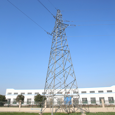 el ángulo de acero de la torre de la línea de transmisión eléctrica de 220KV 330kV estructura 0.85kN/Sqm