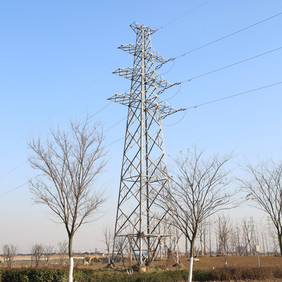 el ángulo de acero de la torre de la línea de transmisión eléctrica de 220KV 330kV estructura 0.85kN/Sqm