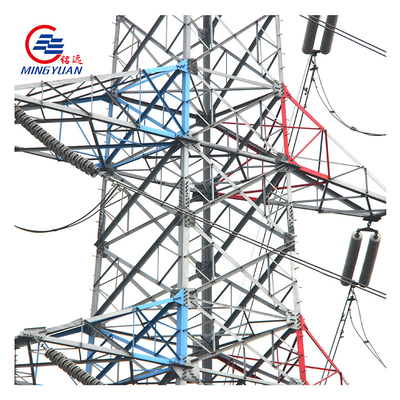 Alto voltaje eléctrico del ángulo de la torre de la transmisión de 220KV 330kV