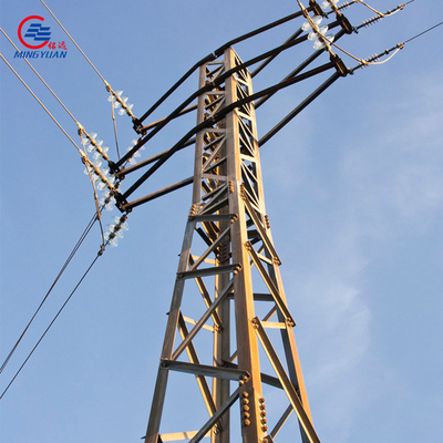 Q355B de alto voltaje galvanizó la torre de acero eléctrica para la transmisión de poder