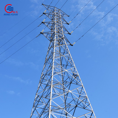 Q355b galvanizó la torre de poder de alto voltaje de la electricidad enreja la línea de transmisión 220kv