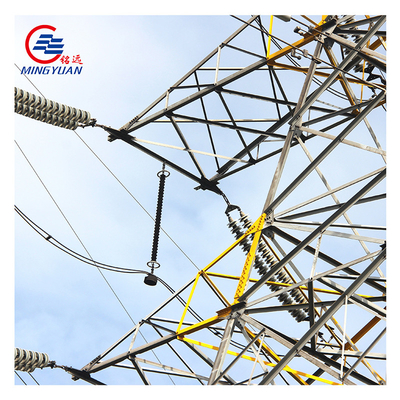Torre de transmisión de energía eléctrica de alto voltaje galvanizada Q345 ASTM A123