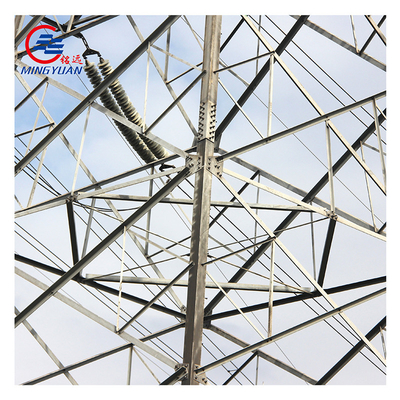 Torre de transmisión de energía eléctrica de alto voltaje galvanizada Q345 ASTM A123