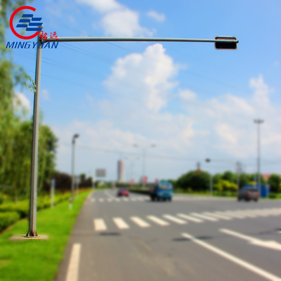 Extensión solar galvanizada en forma de L afilada Q460 del montaje de la cámara del CCTV poste