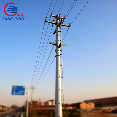 Línea de acero eléctrica galvanizada alto voltaje de la distribución del enrejado de la torre A572 de la transmisión