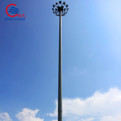 acero solar al aire libre ligero de poste LED los 40m del alto palo de los 30m para el estadio y el cuadrado Q235b