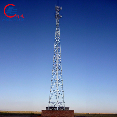 Q355B galvanizados enrejan la línea de transmisión eléctrica de alto voltaje de la torre de acero ángulo del metal