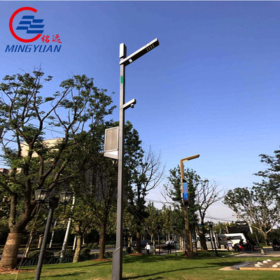 ANSI solar al aire libre ligero de acero galvanizado de la lámpara LED del parque del palo de poste de calle alto