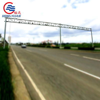 El acero montado cámara poste del CCTV galvanizó para uso general octagonal del metal de la supervisión de seguridad