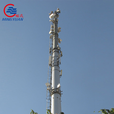 35m Monopole Torre de comunicación teléfono celular antena Wifi