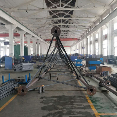 Monopolio de acero galvanizado torre de telecomunicaciones postes de telecomunicaciones móvil wifi 100 Ft