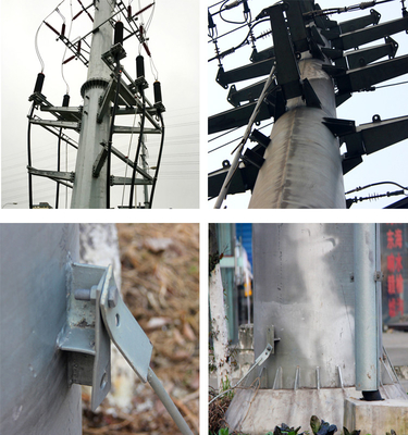 Torre de doble circuito de alta tensión 66 Kv Voltado