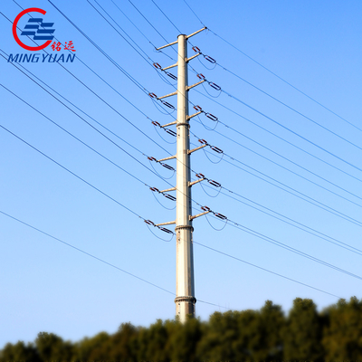 Torre de transmisión eléctrica de acero octogonal de autoapoyo