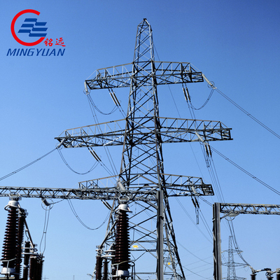Torre de transmisión eléctrica de 330kv / Torre de energía de alto voltaje de acero