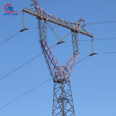 Torre eléctrica el 10-100m de la transmisión del enrejado autosuficiente